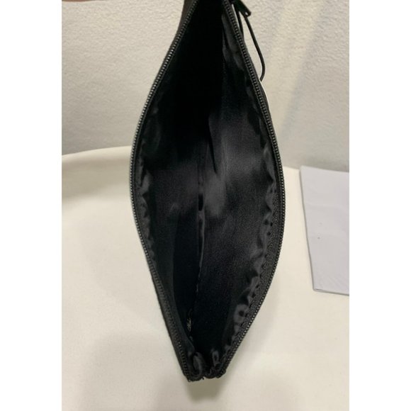 NWT Donna Karan Cashmere Mist Cosmetic Case Makeup Bag Black Bow - Picture 6 of 6